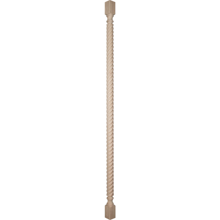 OSBORNE WOOD PRODUCTS 96 x 3 1/2 Rope Column in Knotty Pine 1683P